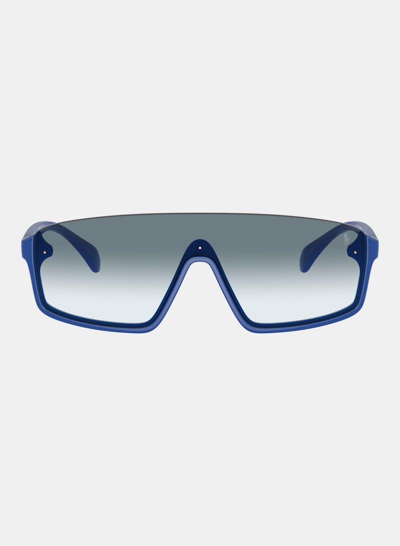 POLO RALPH LAUREN Semi-Rimless Shield Sunglasses 4211U 596219 - Image 1